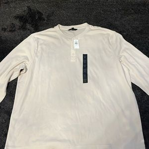 Banana Republic long sleeve cream shirt